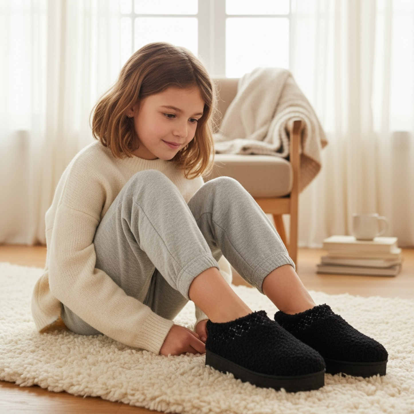 Chaussons Mya noirs
