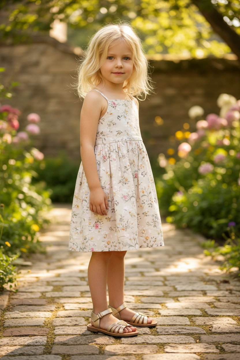 Sandales Enfant Premium Dorées Milla