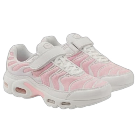 Chaussures Nina Sneakers Fille Rose & Blanc