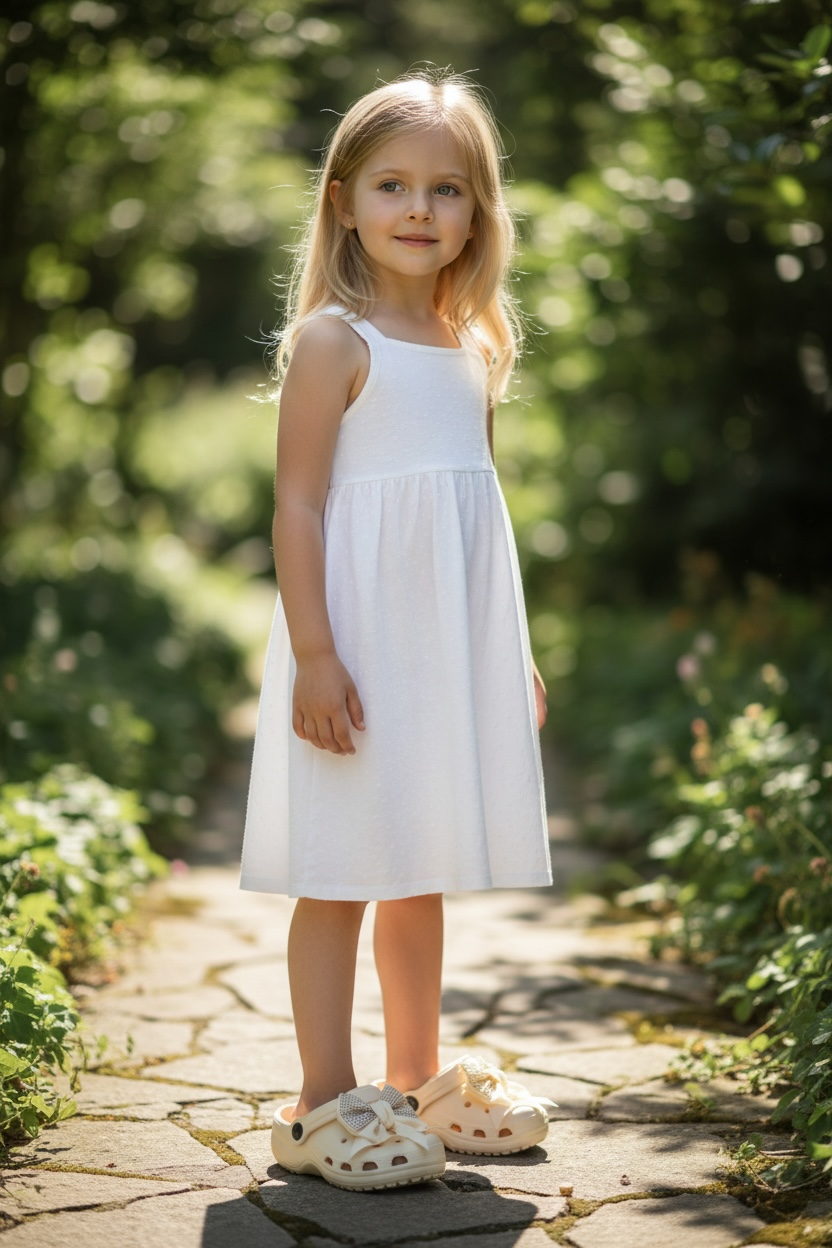 Sabots Élégance Beige – Nœud Strass