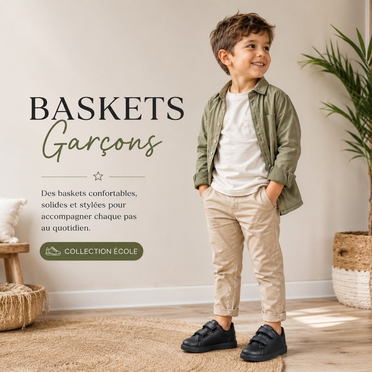 Baskets garçon