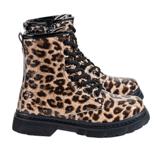 Bottes fourrees léopards