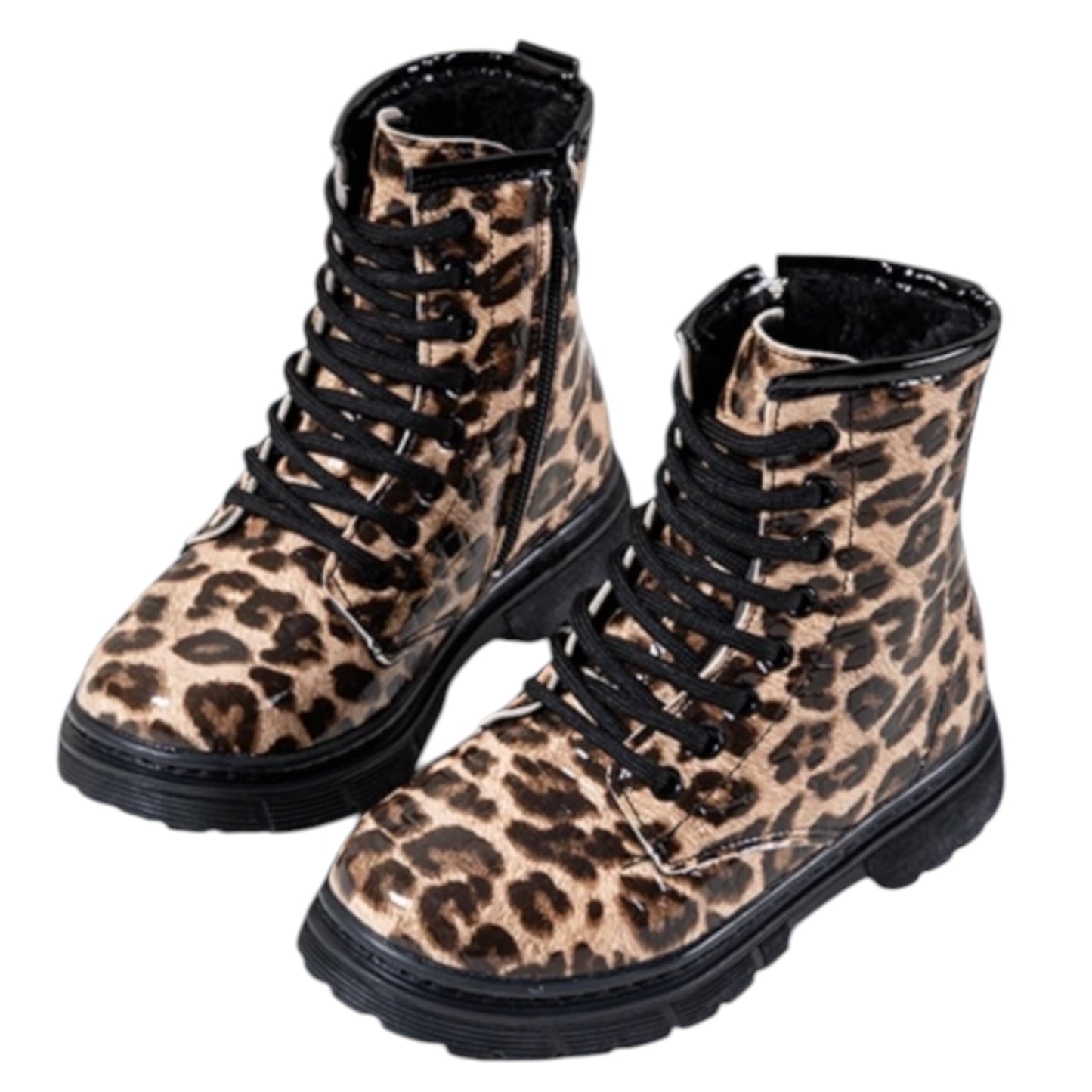 Bottes fourrees léopards