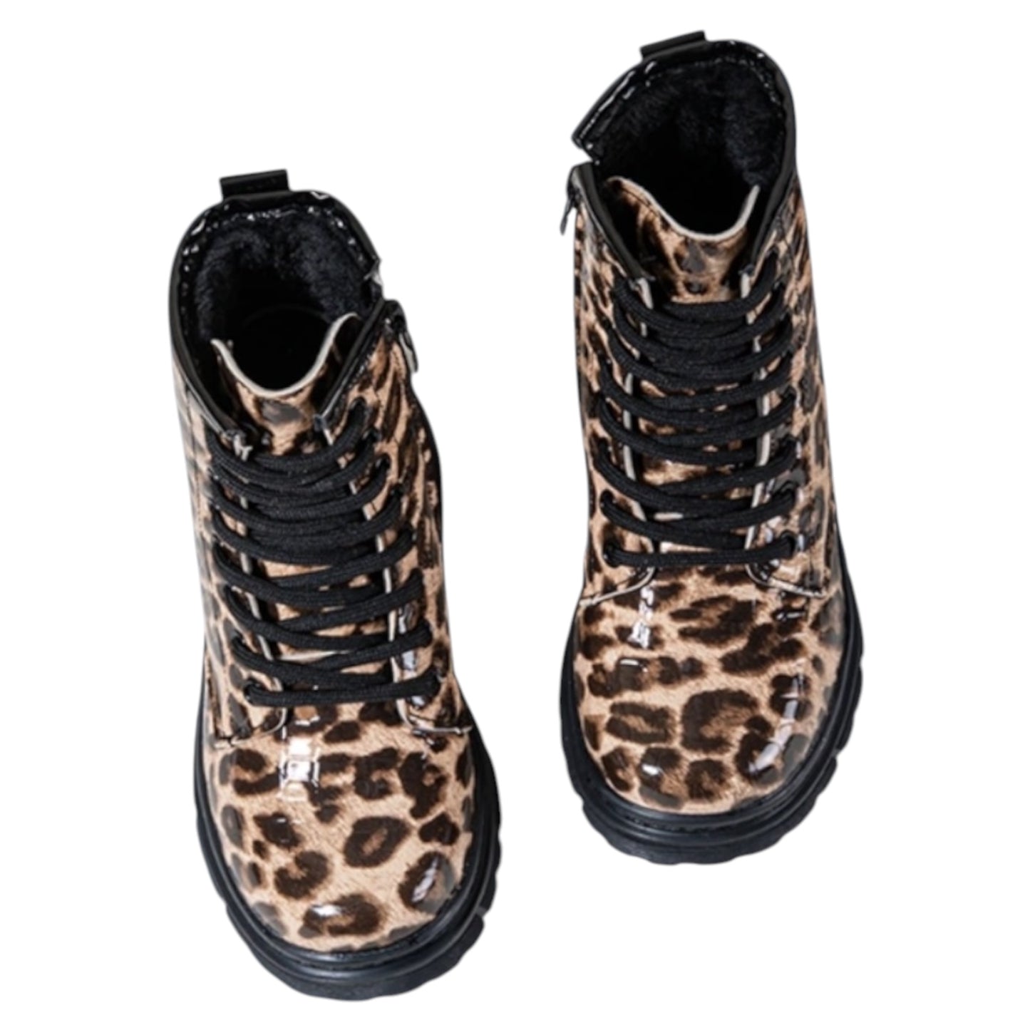 Bottes fourrees léopards