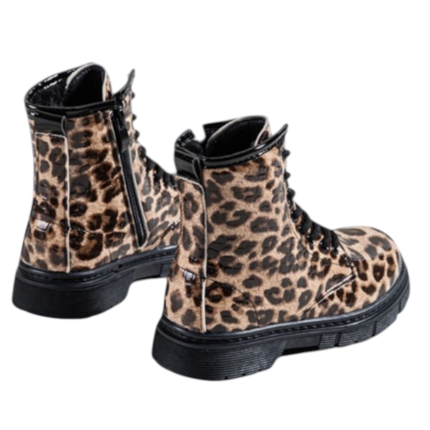 Bottes fourrees léopards