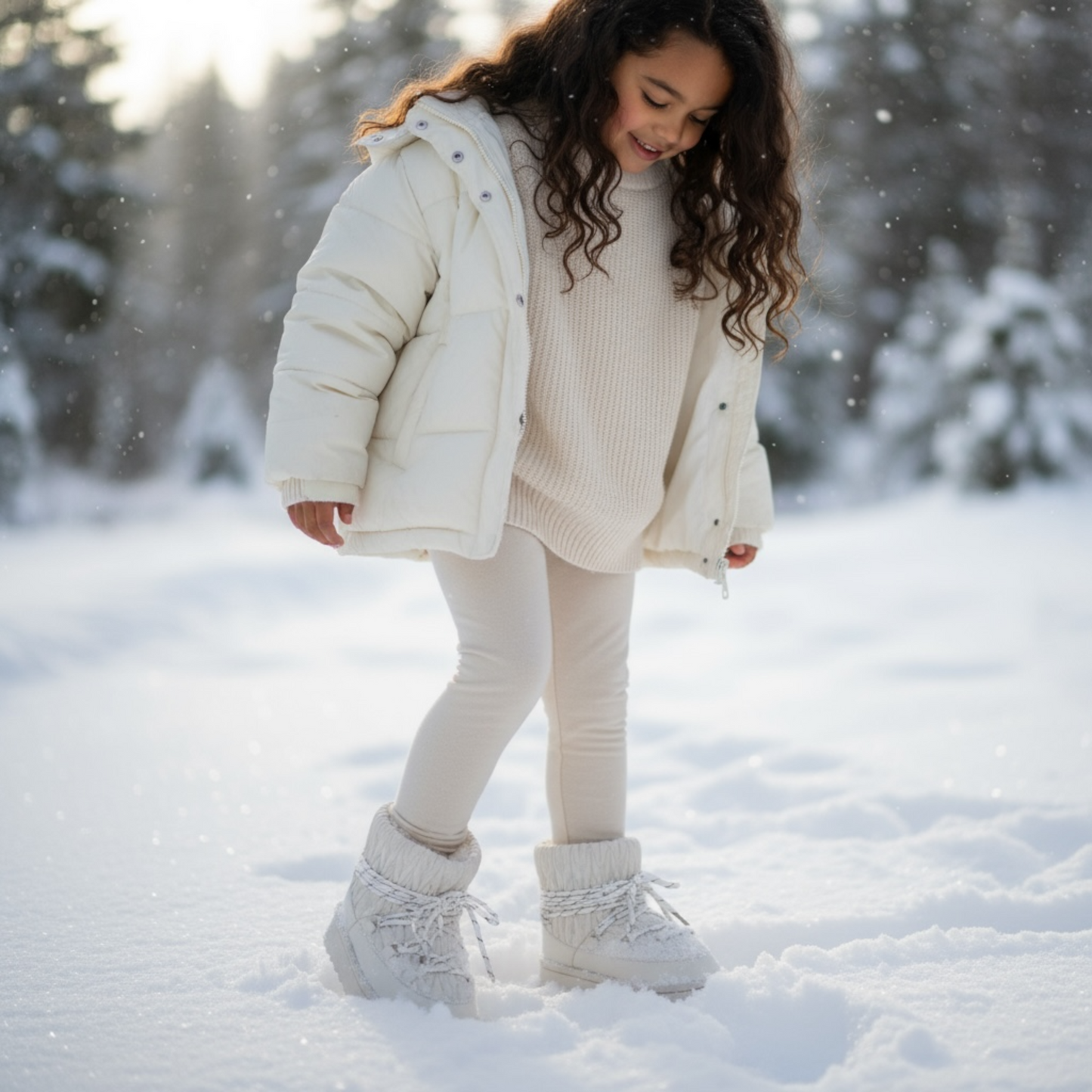 Bottes Sky blanches