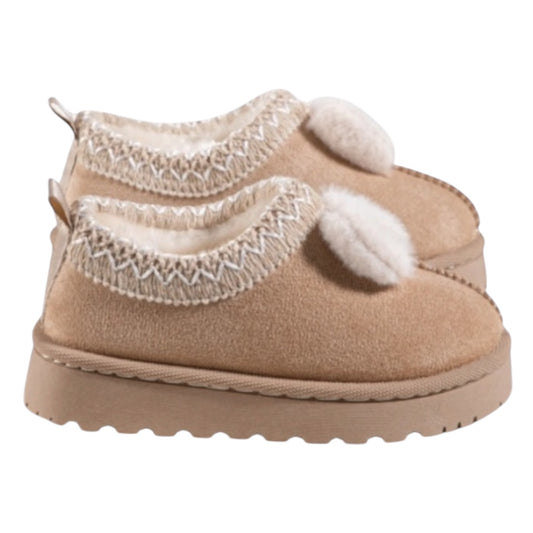 Chaussons Élise beige