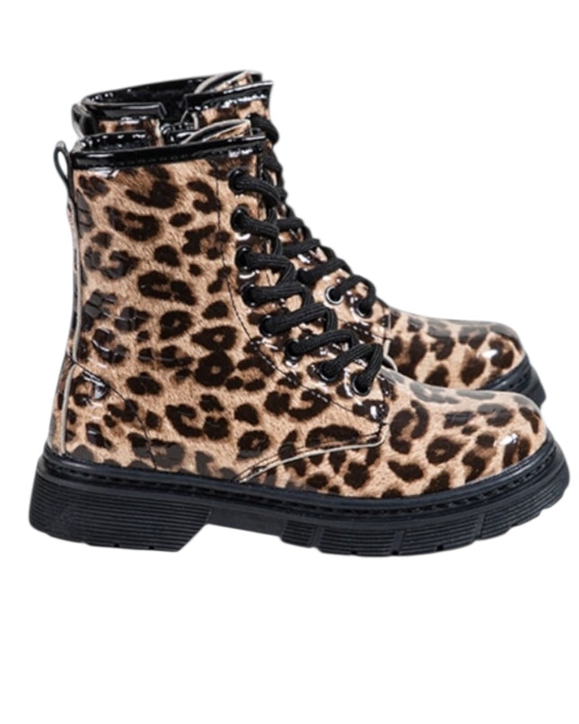 Bottes fourrees léopards