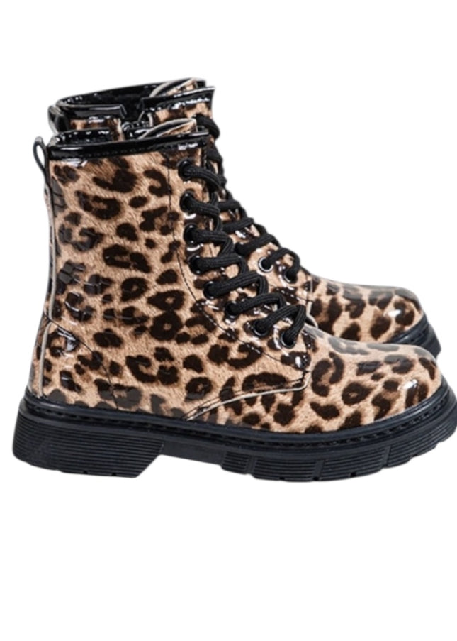 Bottes fourrees léopards