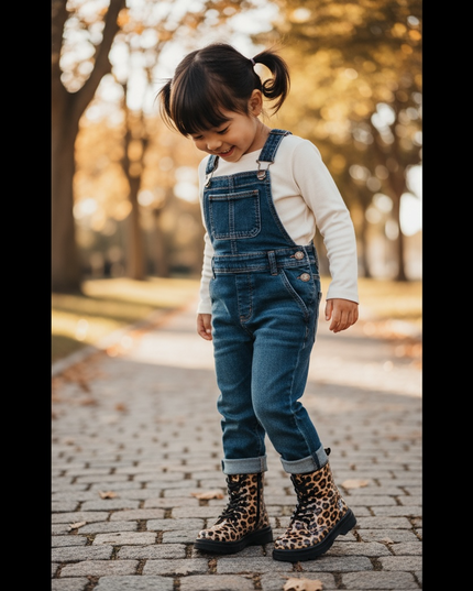 Bottes fourrees léopards