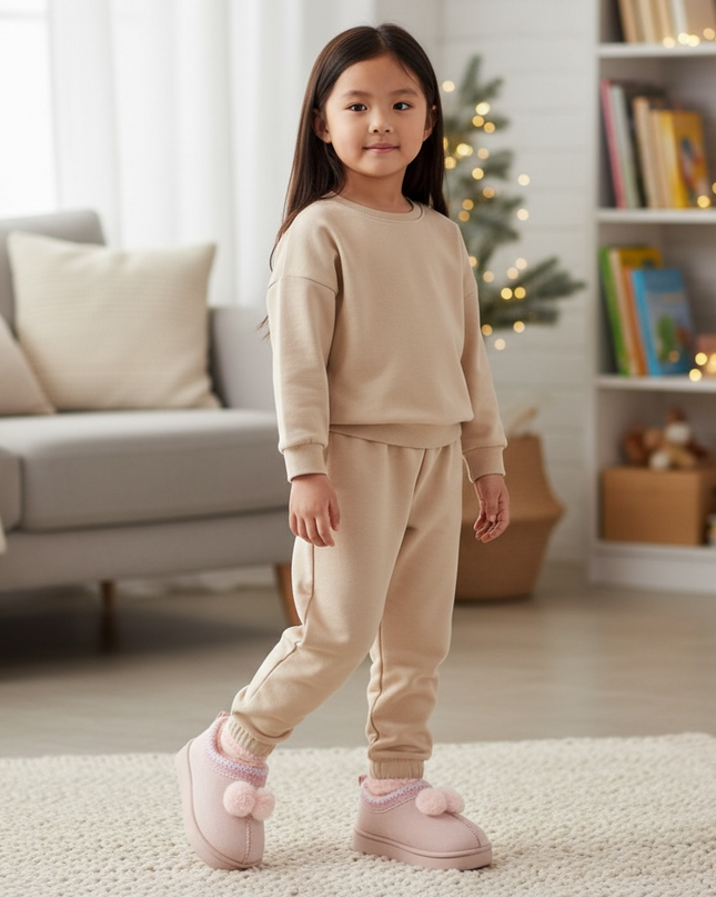 Chaussons Élise Rose