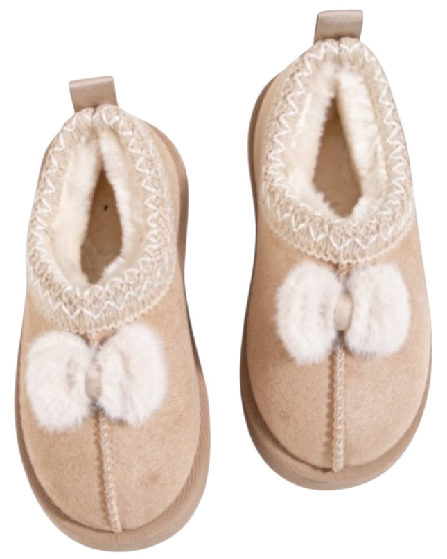 Chaussons Élise beige