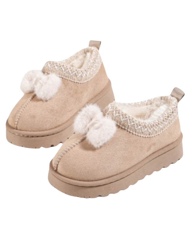 Chaussons Élise beige