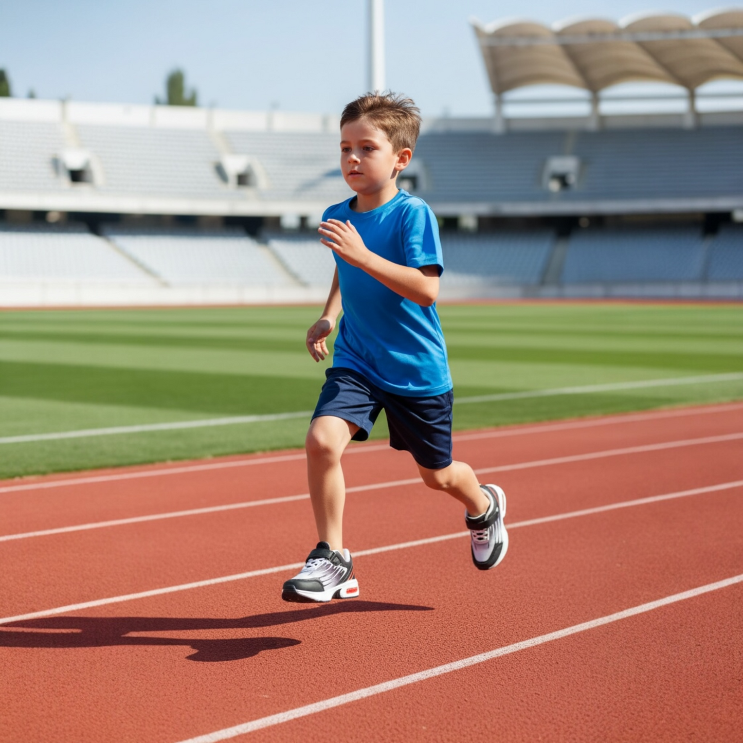 Baskets Sport Enfant Noir & Blanc