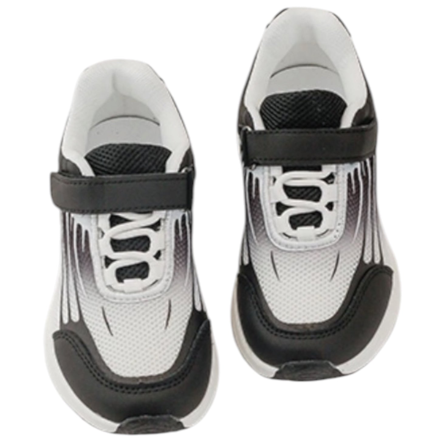 Baskets Sport Enfant Noir & Blanc