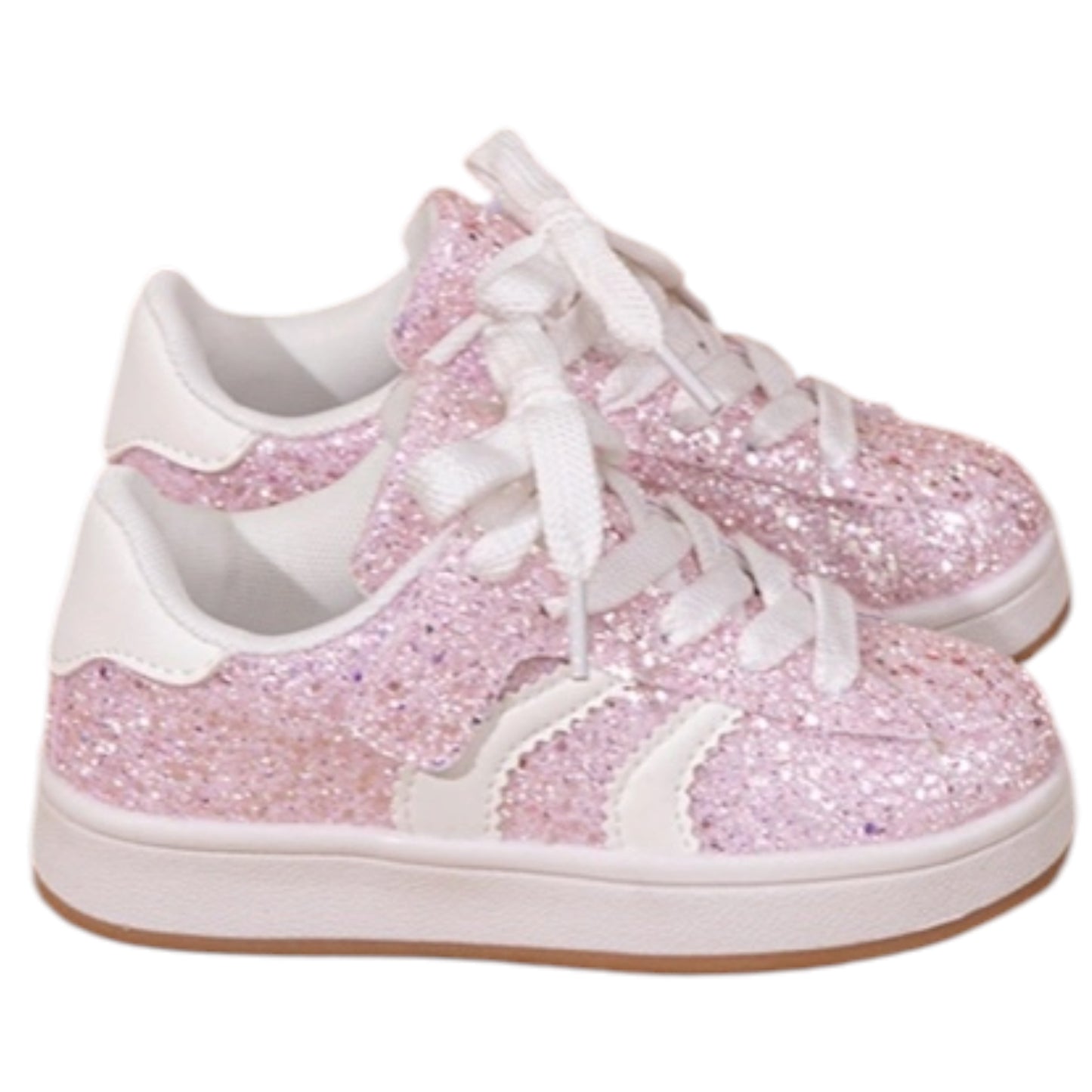 Baskets Pailletées Rose Enfant Noah