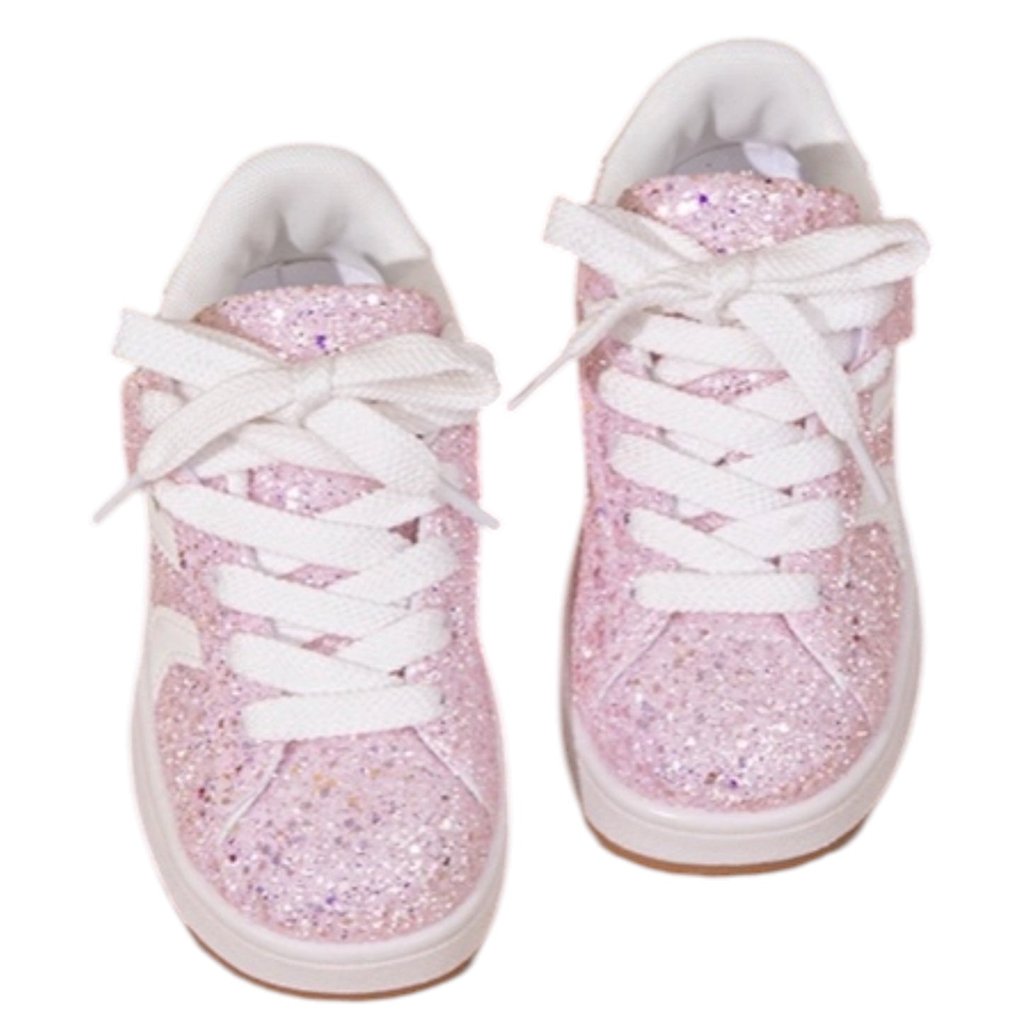 Baskets Pailletées Rose Enfant Noah