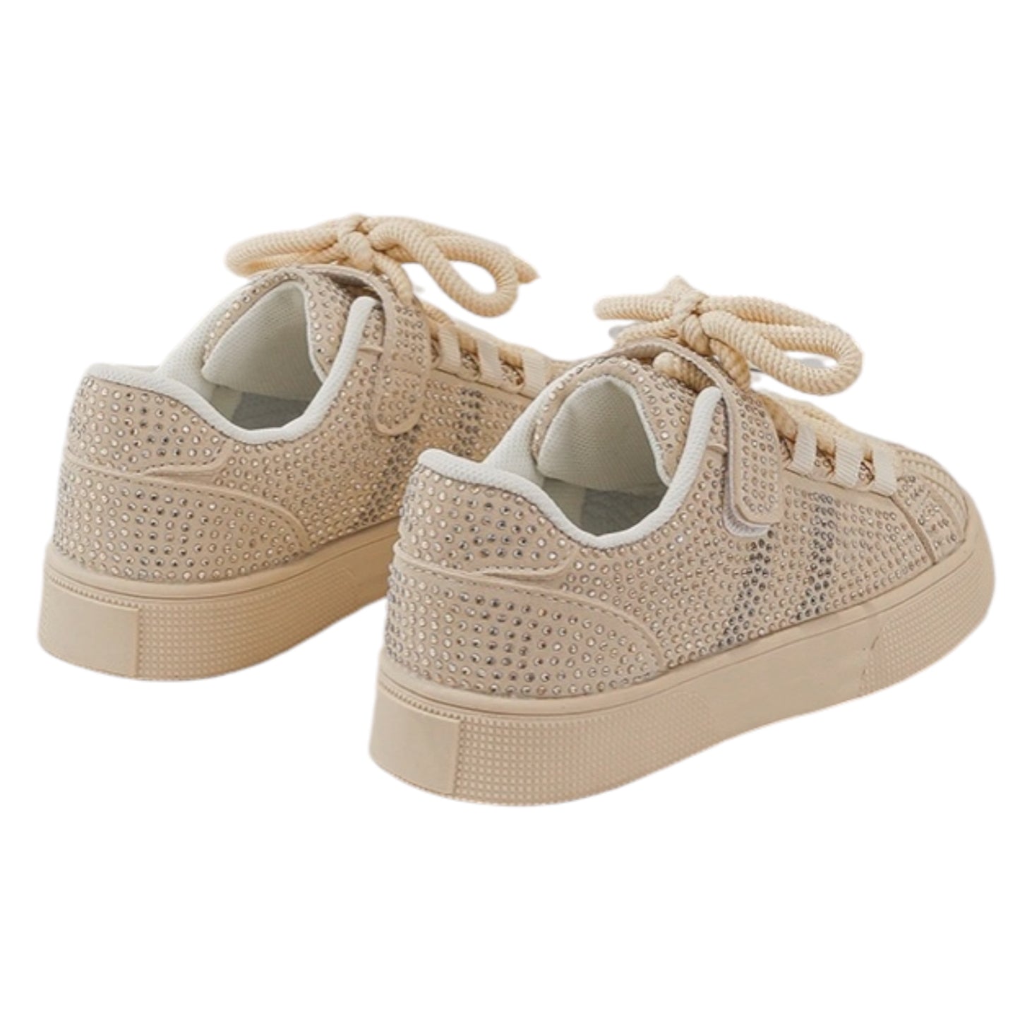 Baskets Fille Beige Strass Stella