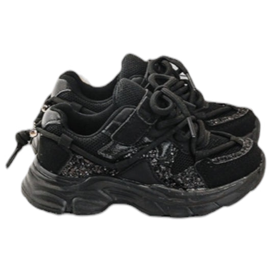 Baskets Enfant Noires Compensées Eve