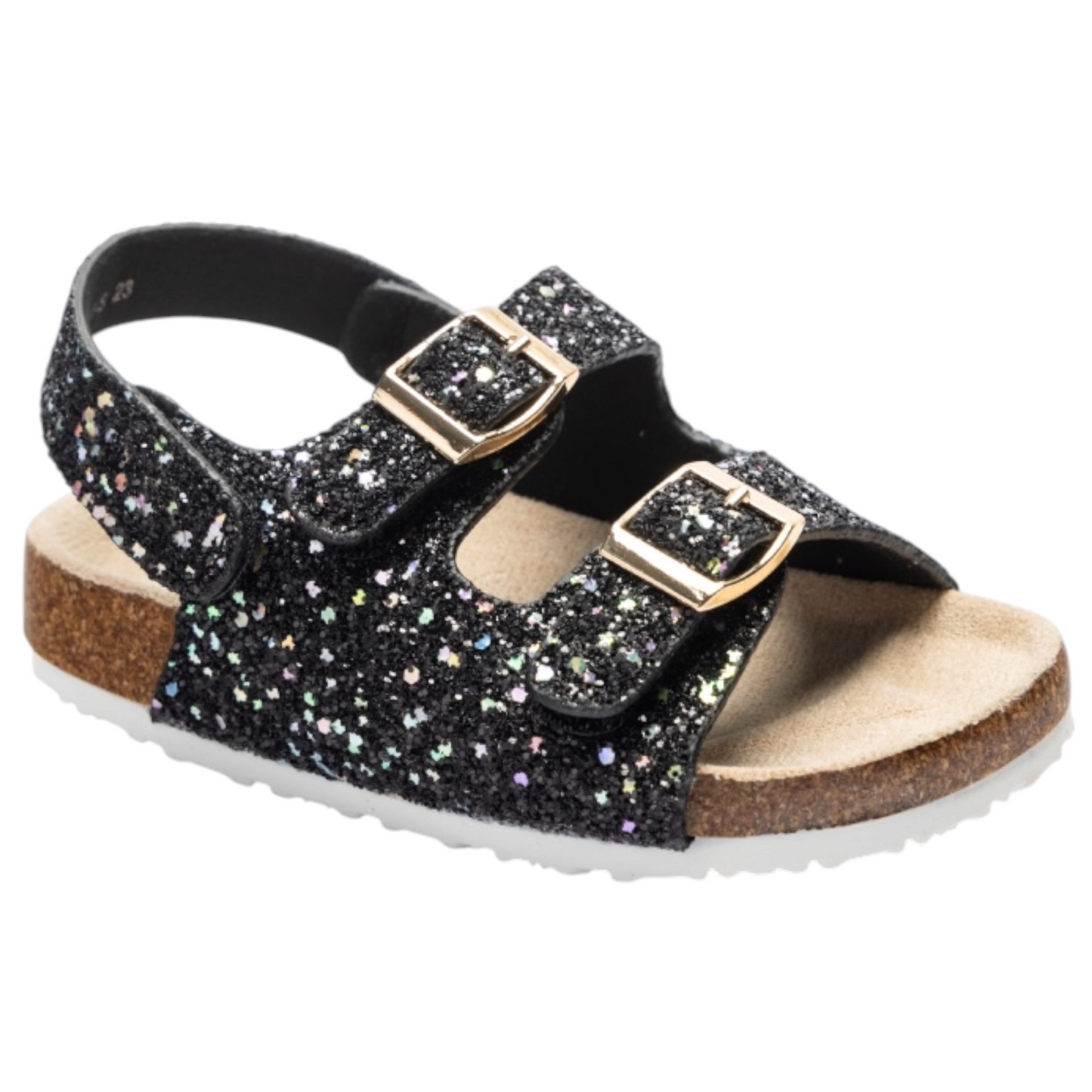 Sandales Pailletées Noires Enfant