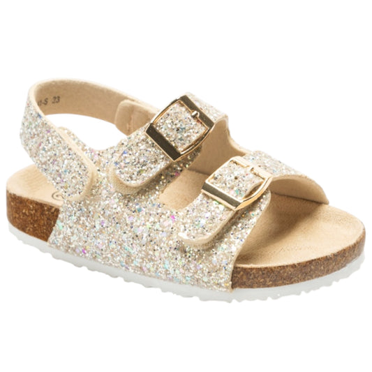 Sandales Pailletées Dorées Enfant
