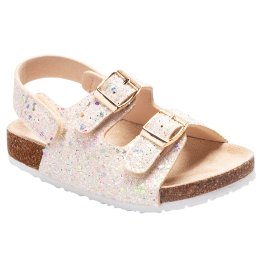 Sandales Pailletées Roses Enfant
