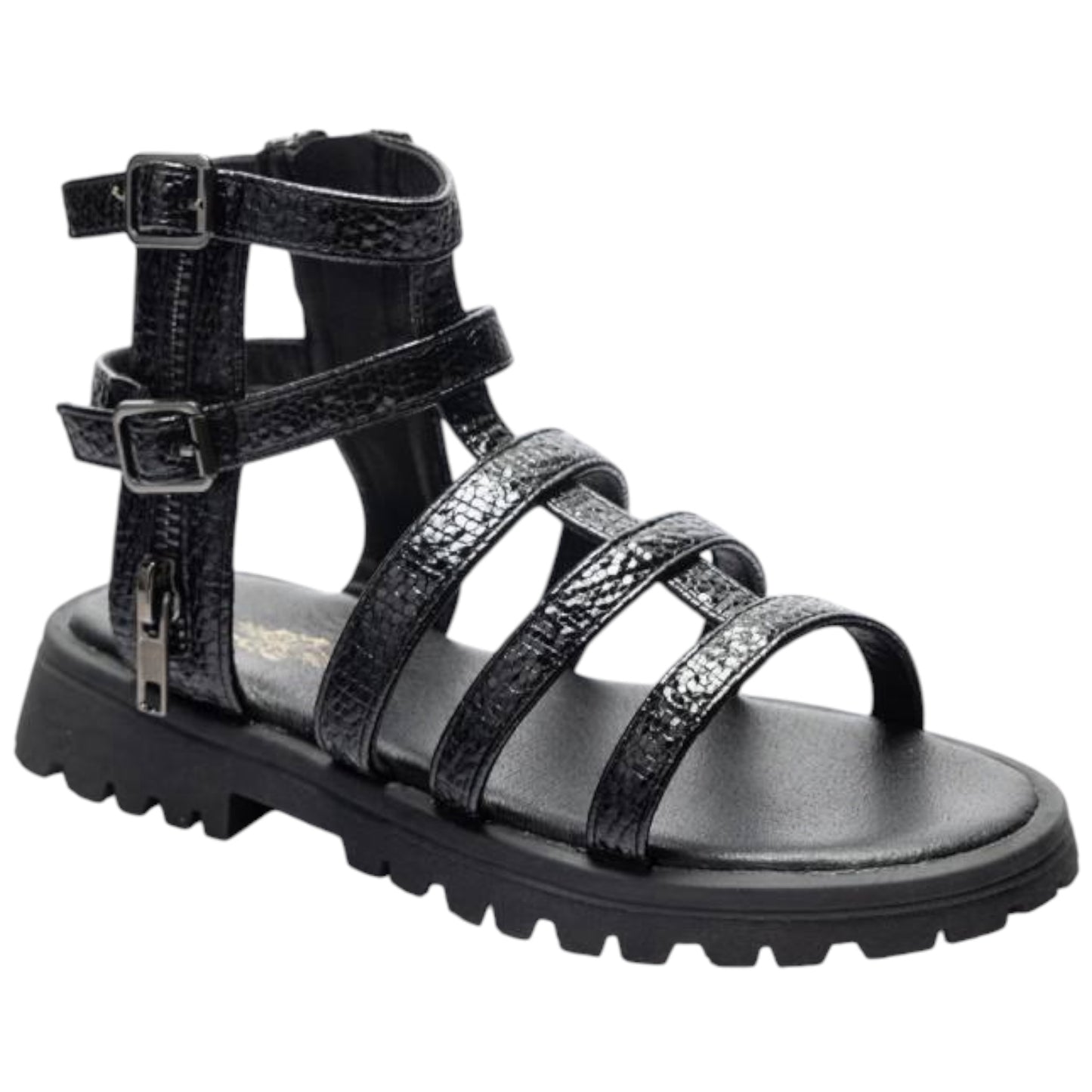 Sandales Gladiateur Fille Noires