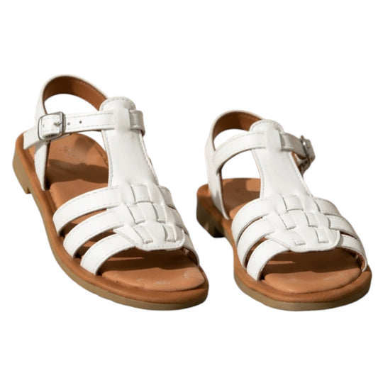 Sandales Enfant Tressées Noah blanches