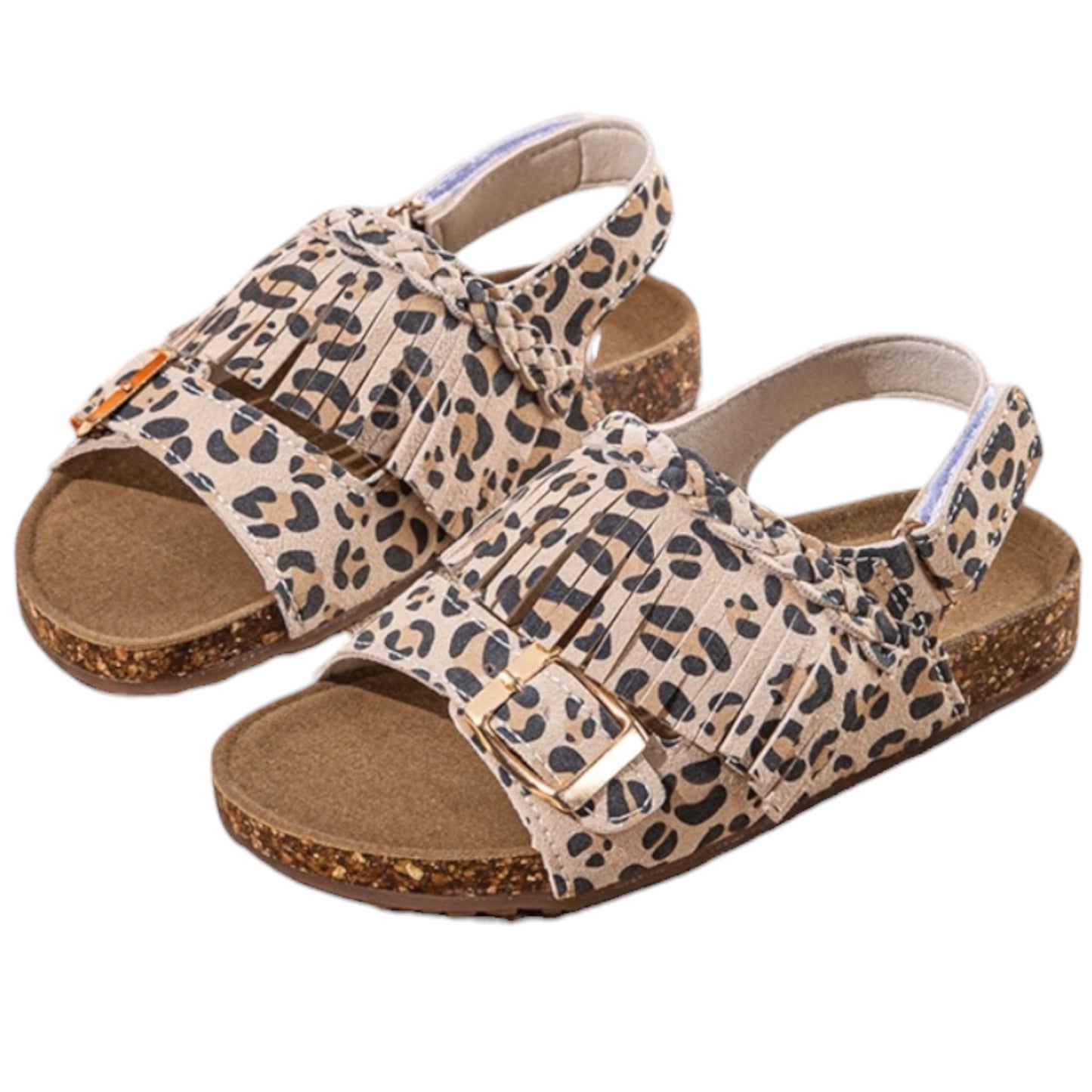 Sandales Enfant Premium Léopard  Louise