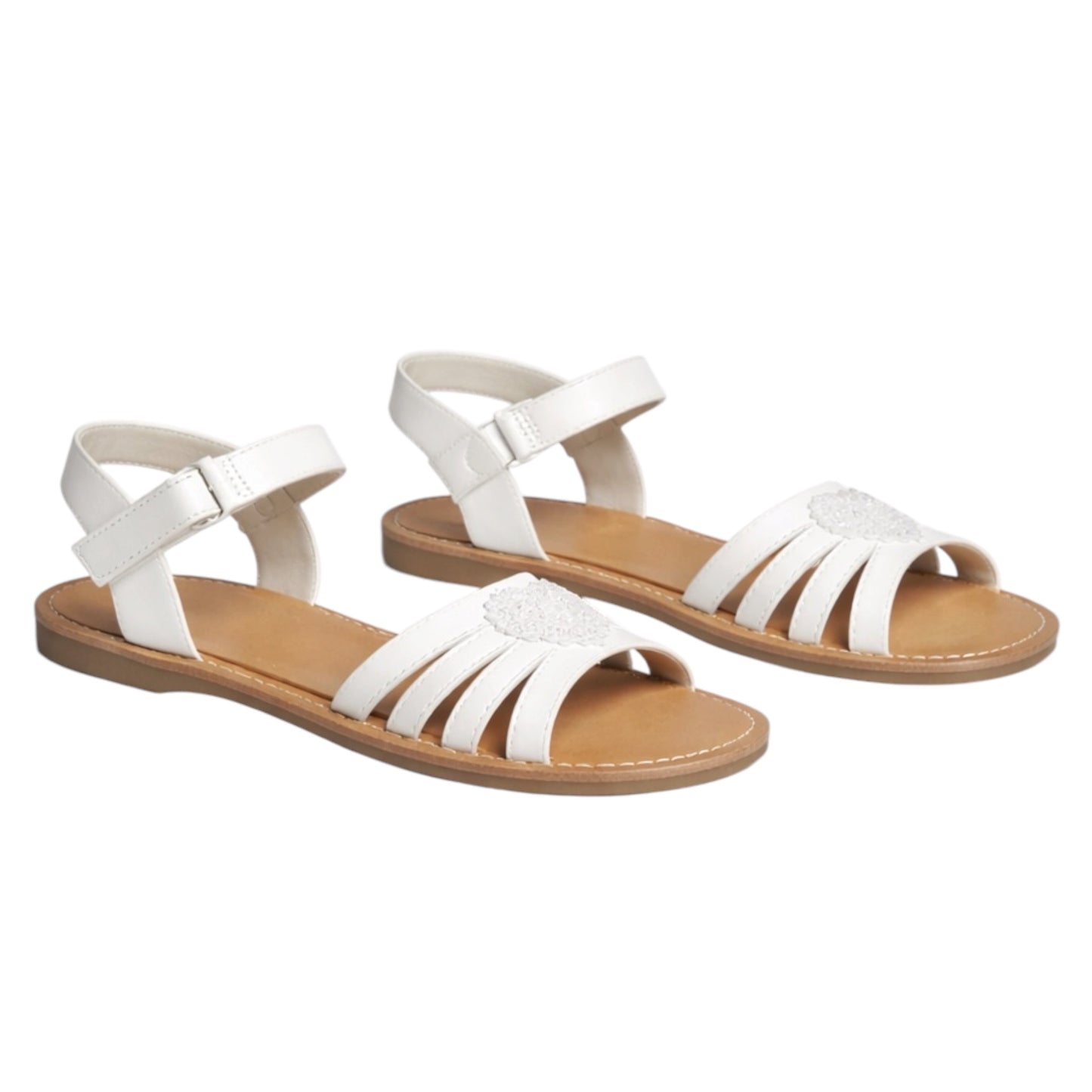 Sandales Enfant Premium Blanches Mila
