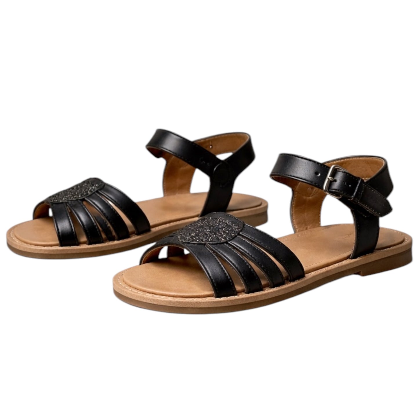 Sandales Enfant Premium Noires Mila