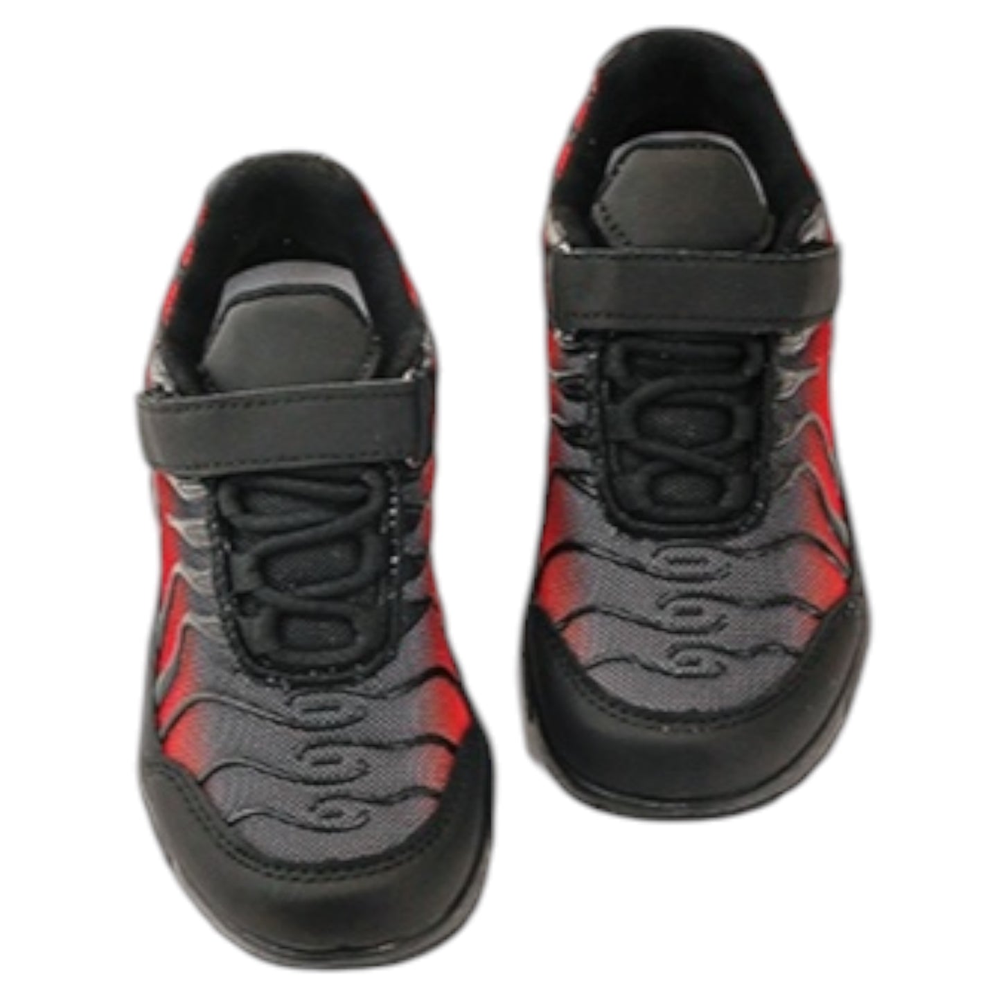 Baskets Enfant Noir & Rouge Steeve