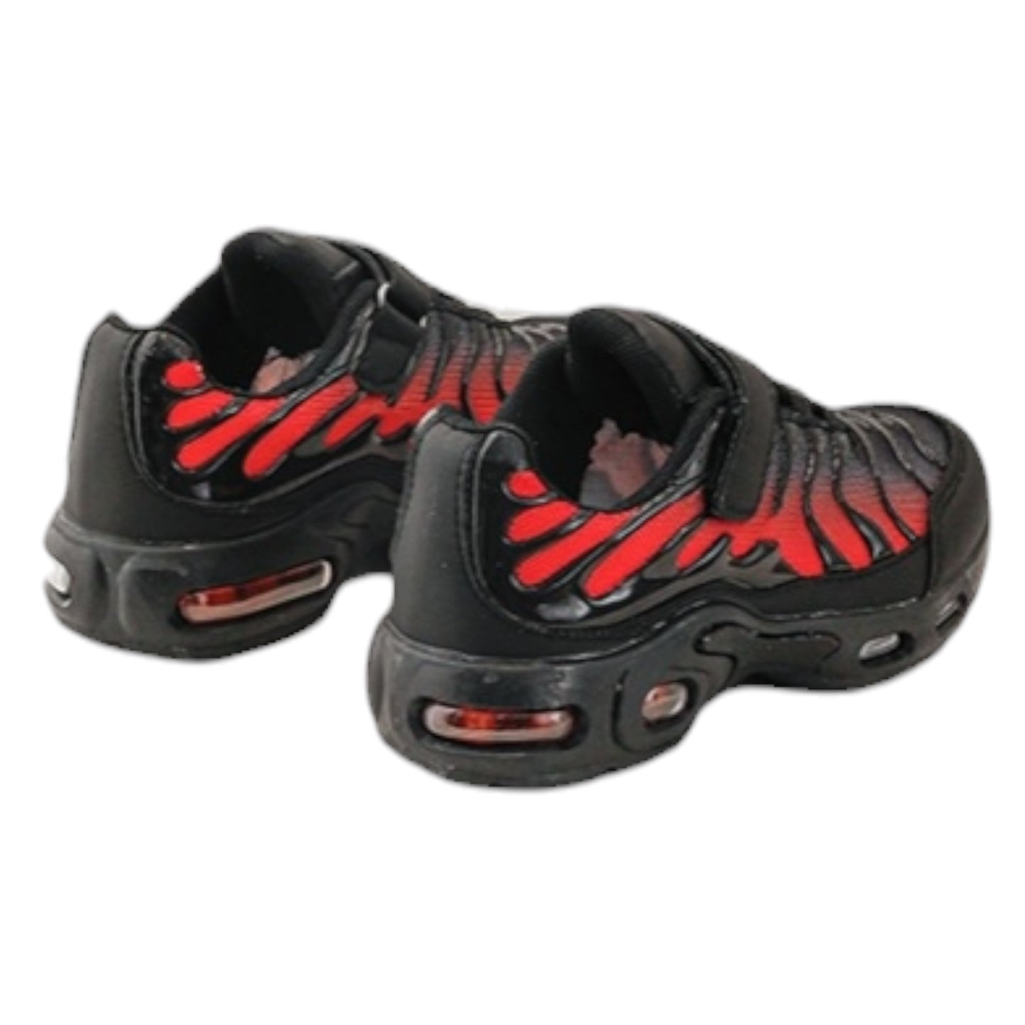 Baskets Enfant Noir & Rouge Steeve