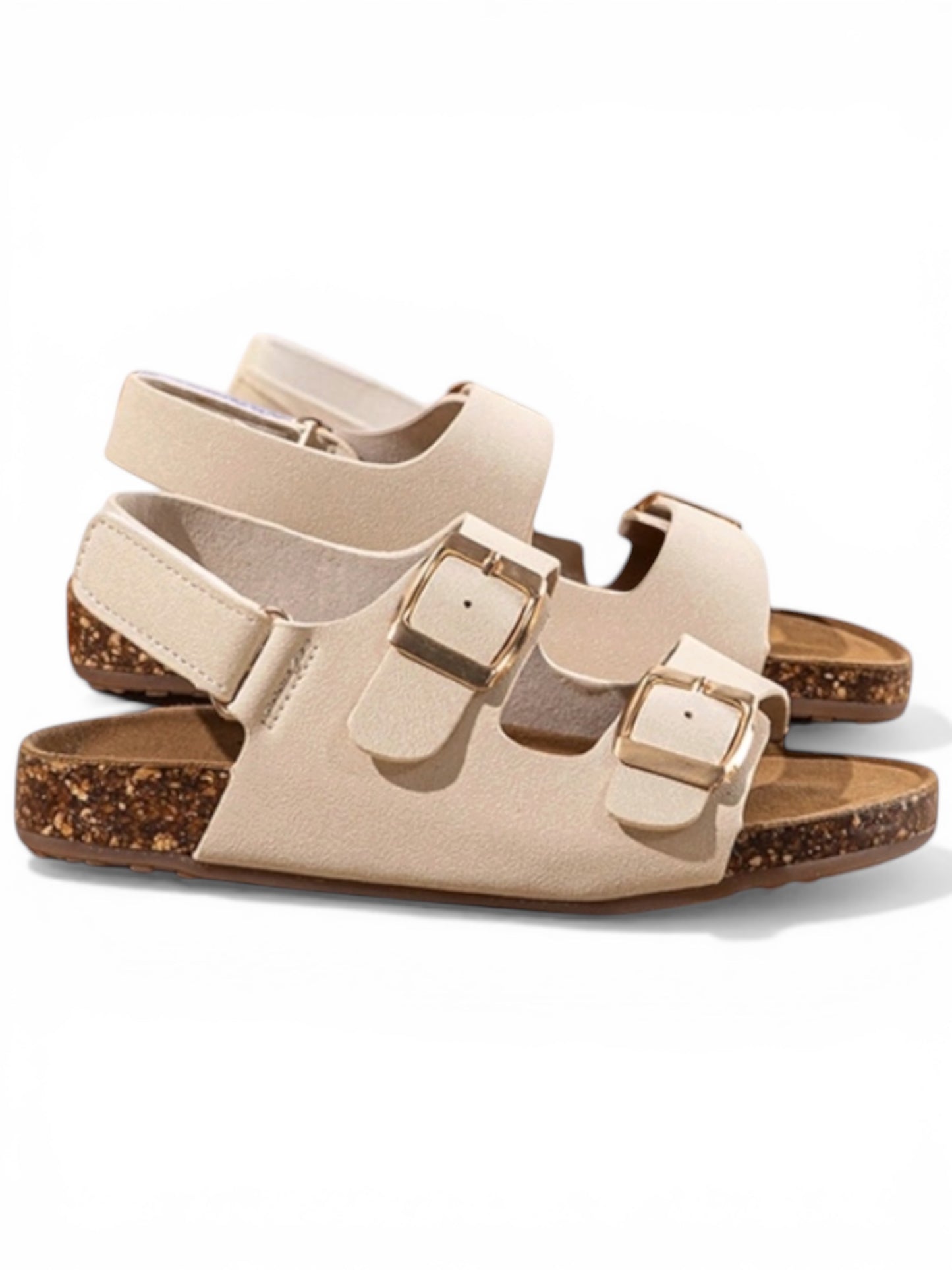 Sandales Enfant Beige à Boucles Jade beiges