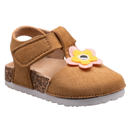 Sandales Fleur Marron Enfant