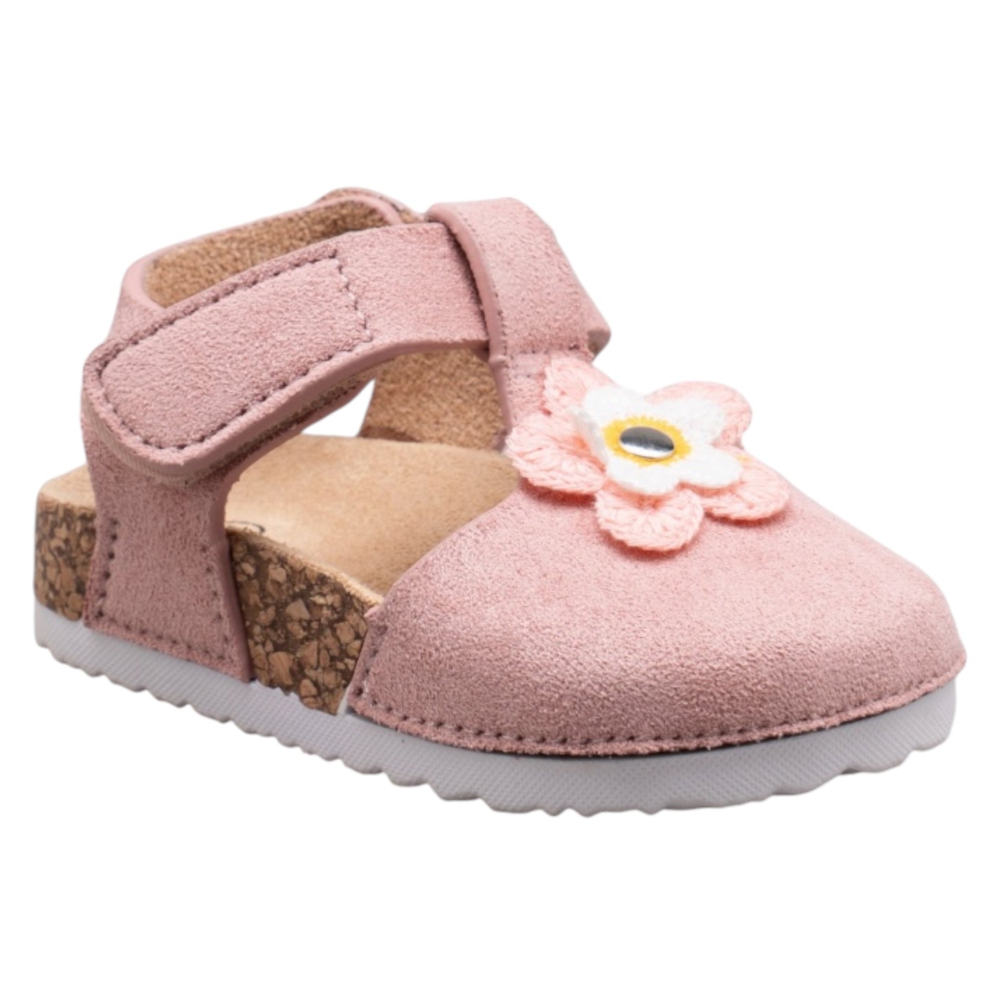 Sandales Fleur Rose Enfant